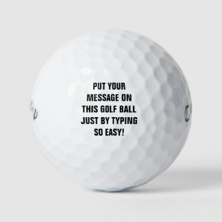 Bolas de golf personalizadas