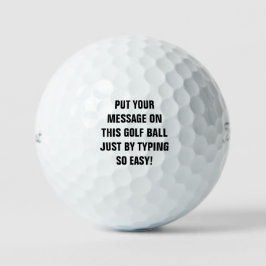 Bolas de golf personalizadas