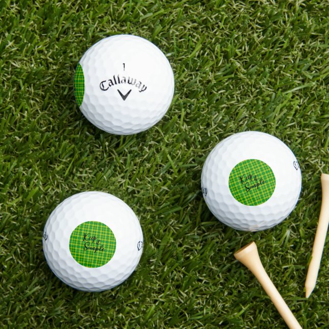 Bolas de golf personalizadas (Césped in situ)
