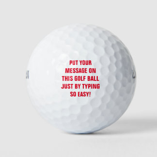Bolas de golf personalizadas