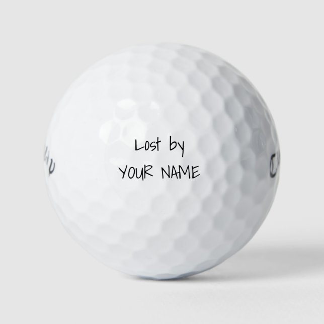 Bolas de golf personalizadas (Anverso)