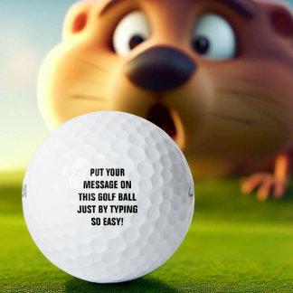Bolas de golf personalizadas