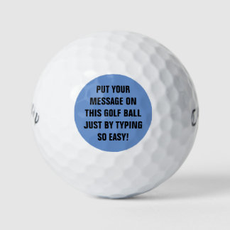 Bolas de golf personalizadas