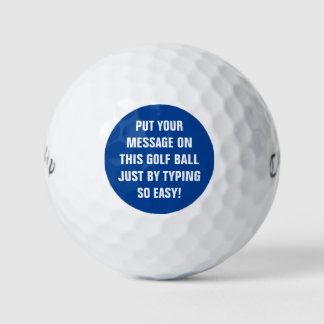 Bolas de golf personalizadas