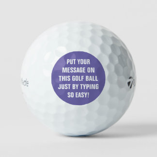 Bolas de golf personalizadas