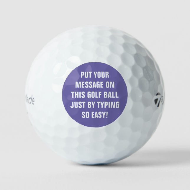 Bolas de golf personalizadas (Anverso)