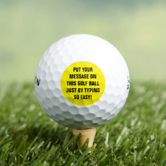 Bolas de golf personalizadas