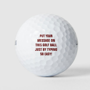 Bolas de golf personalizadas