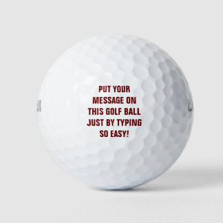 Bolas de golf personalizadas