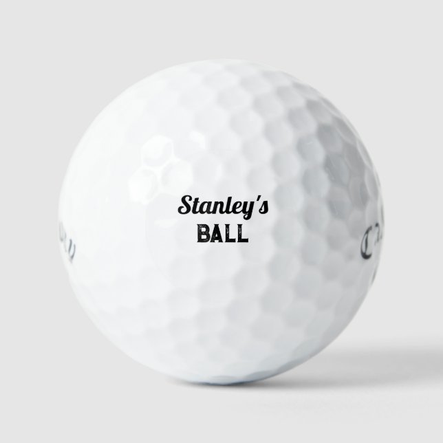 Bolas de golf personalizadas (Anverso)