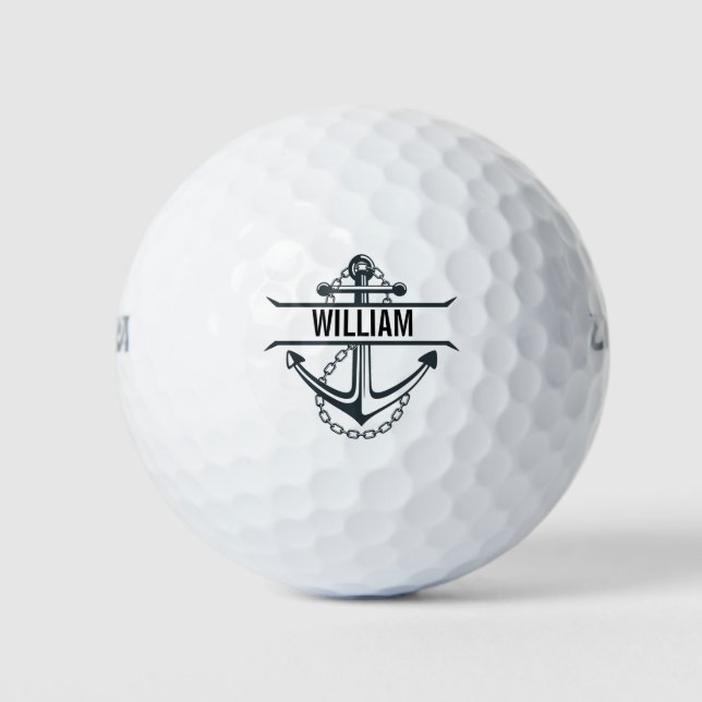Bolas de golf personalizadas Anchor (Anverso)