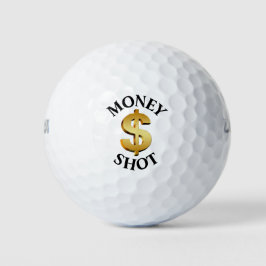 Bolas de Golf Personalizadas con Símbolo de Dólar 