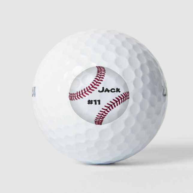 Bolas de golf personalizadas de béisbol (Anverso)