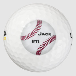 Bolas de golf personalizadas de béisbol