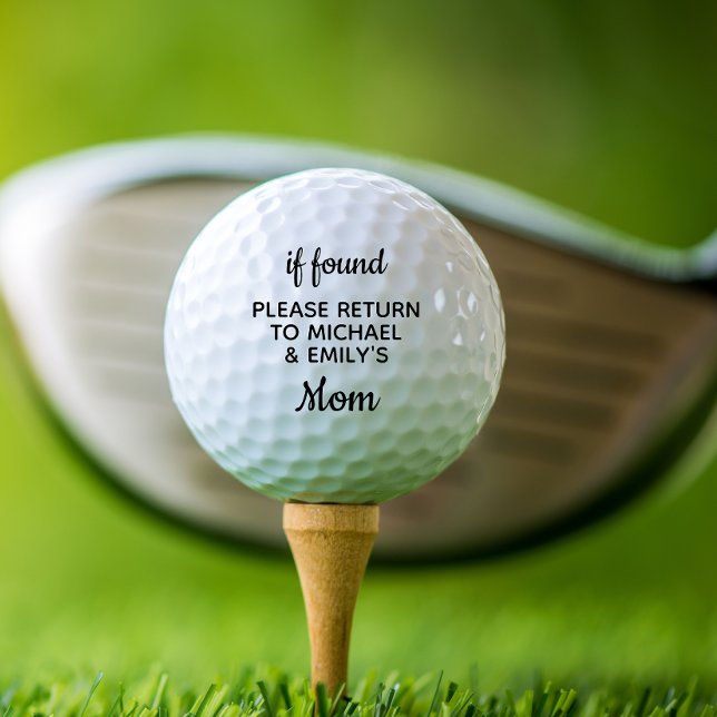 Bolas de golf personalizadas de Cute Mom (Subido por el creador)