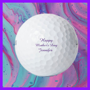 Bolas de golf personalizadas, Día de la Madre, Púr
