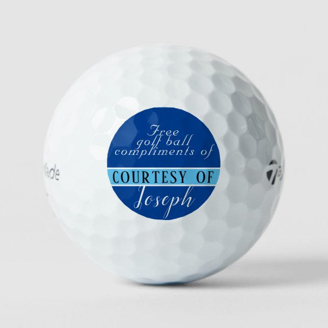 Bolas de golf personalizadas Gratuitas (Anverso)