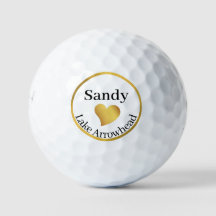 Bolas de golf personalizadas Lake Arrowhead Map
