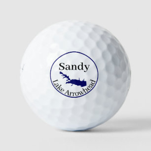 Bolas de golf personalizadas Lake Arrowhead Map