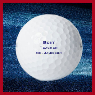 Bolas de golf personalizadas, mejor profesor