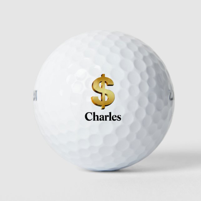 Bolas de golf personalizadas Money Shot (Anverso)
