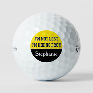 Bolas de golf personalizadas no perdidas Taylor Ma