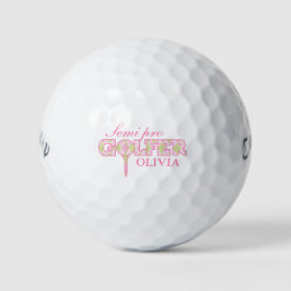 Bolas de golf personalizadas Semi pro golfista ros