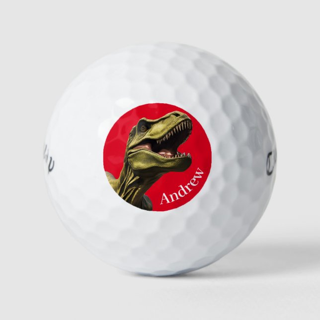 Bolas de golf personalizadas T.rex Callaway Warbir (Anverso)