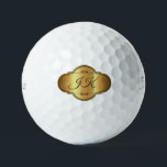 Bolas de golf personalizadas Titleist Pro V1<br><div class="desc">Cambie fácilmente las iniciales de la plantilla de diseño para personalizarlas. Esto hace un gran regalo para el golfista. En paquetes de tres o doce. Mejore su rendimiento total y dispare las puntuaciones más bajas con la bola de golf Titleist Pro V1. Esta bola está diseñada de manera experta para...</div>