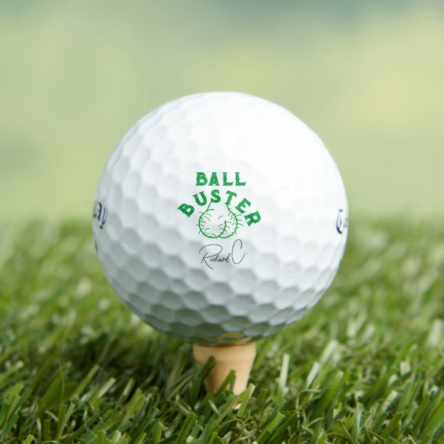 Bolas de golf personalizadas y divertidas "Ball Bu (Camiseta in situ)
