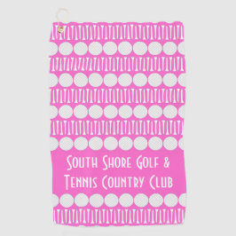 Bolas de golf personalizadas y toallas de golf de 