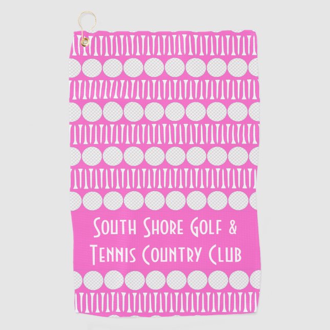 Bolas de golf personalizadas y toallas de golf de  (Anverso)