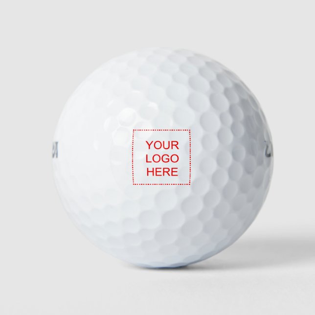 Bolas de golf personalizado con logotipo empresari (Anverso)