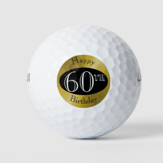 Bolas de golf personalizados para los 60 años