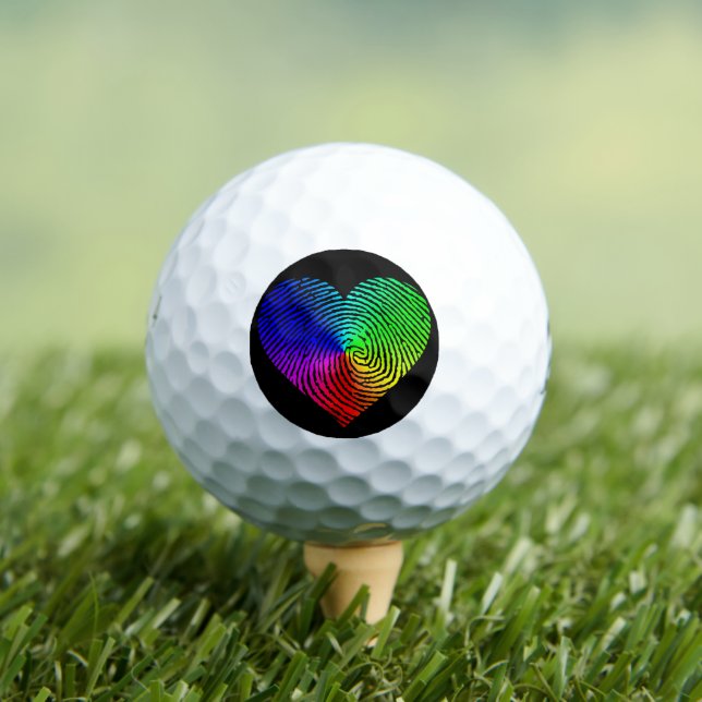 Bolas de golf PRIDE Fingprint (Camiseta in situ)