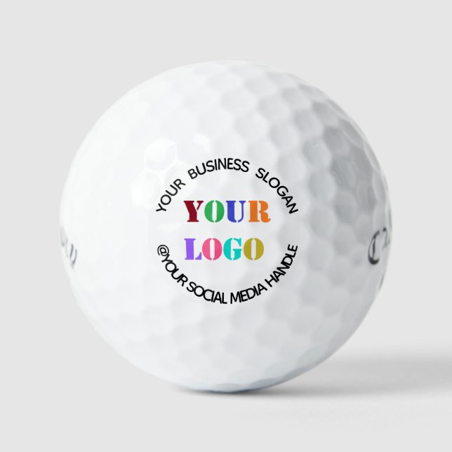 Bolas de golf profesionales promocionales de logot (Anverso)