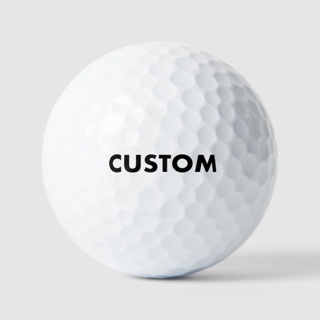 Bolas de golf promocionales personalizadas para pe (Anverso)