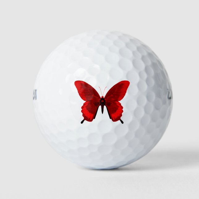 Bolas de golf Red Butterfly (Anverso)