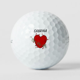 Bolas de golf "Red Heart"