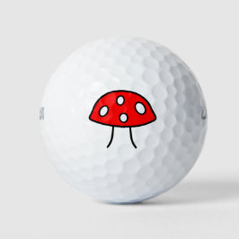 Bolas de golf Red Mushroom