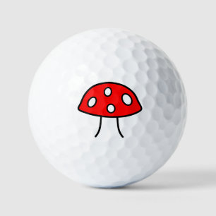 Bolas de golf Red Mushroom