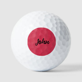 Bolas de golf Red Reptile Skin