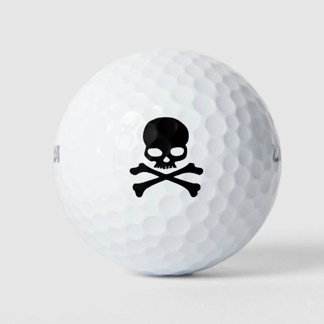 Bolas de golf Skull and Crossbone (Anverso)