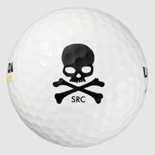 Bolas de golf Skull and Crossbone Personalizadas