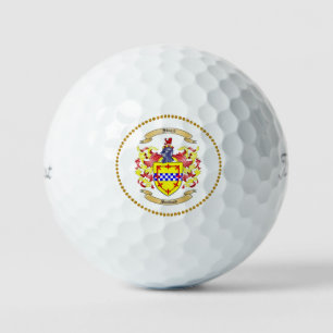 Bolas de golf Stuart Family Coat of Arms