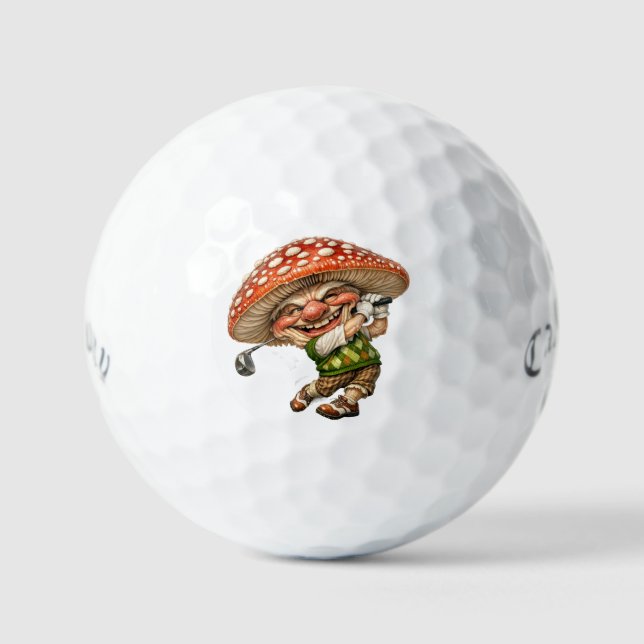 Bolas de Golf Supersuaves Lucky Mushroom (Anverso)