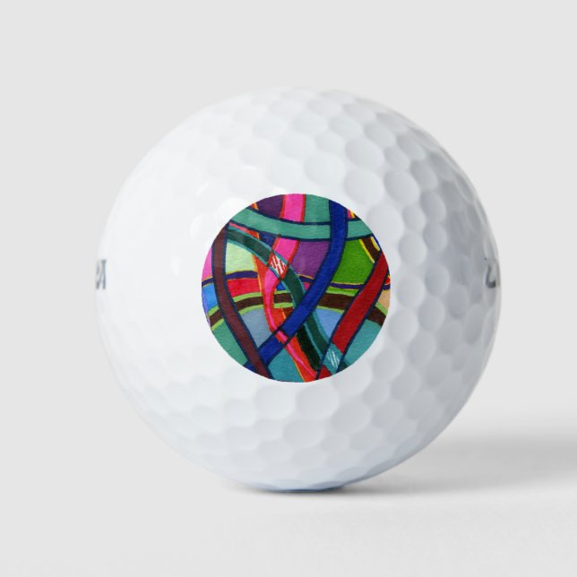 Bolas de golf "Tanglage" Resumen Personalizado de  (Anverso)