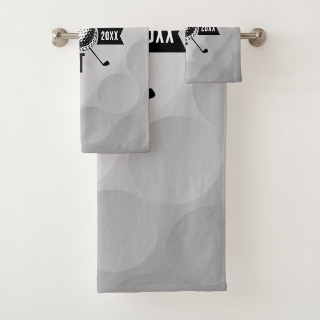 Bolas de golf Textura y Monograma Inicial del Club (In situ)