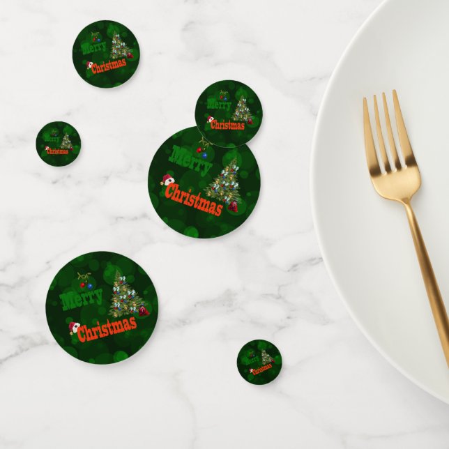 Bolas de hierba, Navidades Table Confetti (Grupo)