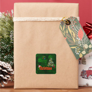 Bolas de hierba, pegatinas de Navidad
